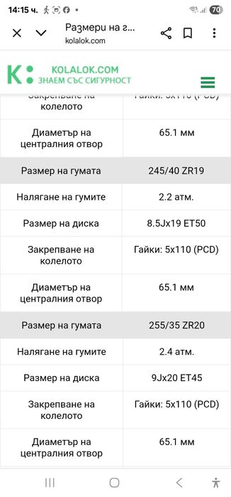 Opel 20 цола GT Kappa Platform  Alfa Giuleita 940 Opel Astra H CORNIC