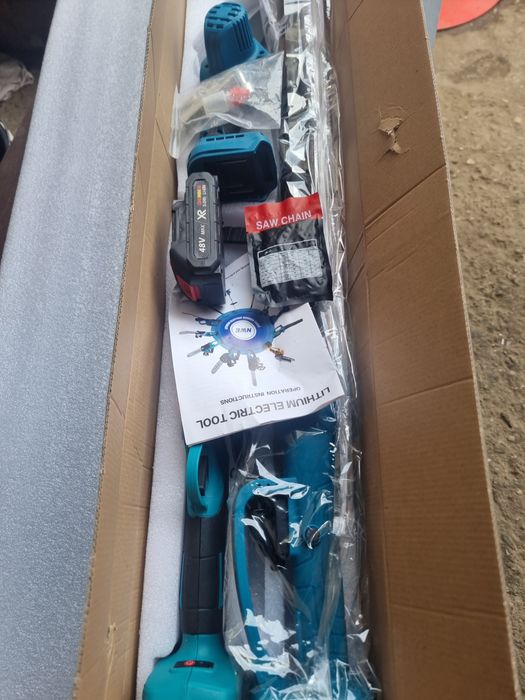 Set drujba + foarfeca electrica pentru  pomi