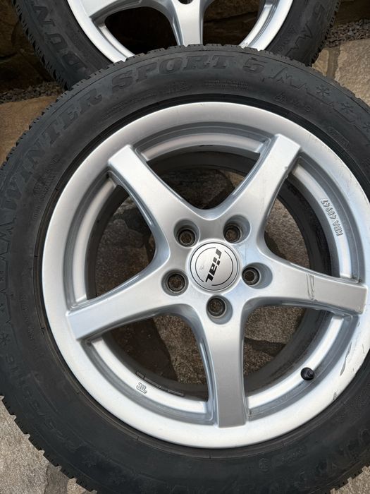 R16 алуминиеви джанти 5x112 + зимни гуми 225/55 R16