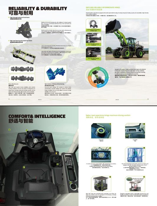 Zoomlion zwl62G wheel loader
ZWL62G
WHEEL LOADER
ZWL62G
WHEEL LOA