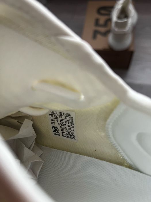 Vand Yeezy 350 Bone White