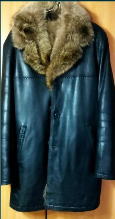 Куртка енот, новая