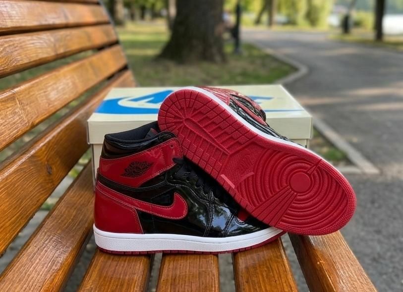 Jordan 1 High Retro Patent Bred - Luciosi - Premium