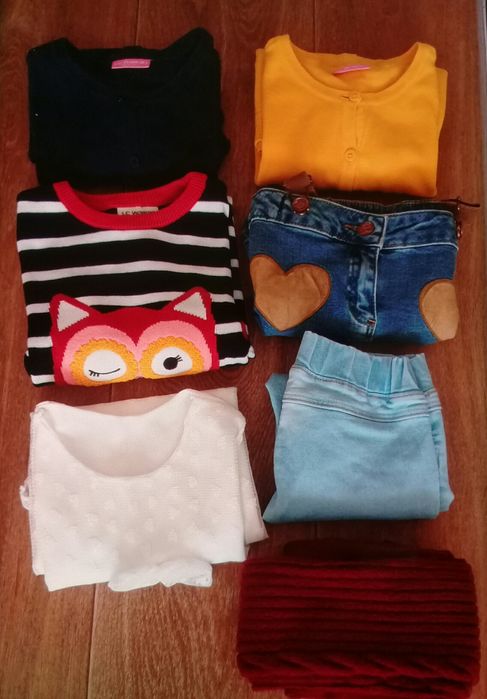 Пакет вещей для девочки 7-8 лет