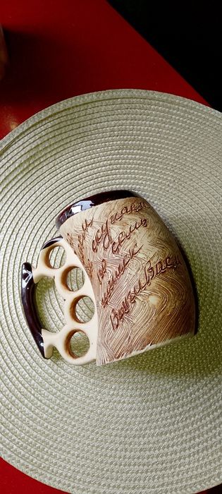 Подарочная чашка советская керамика.