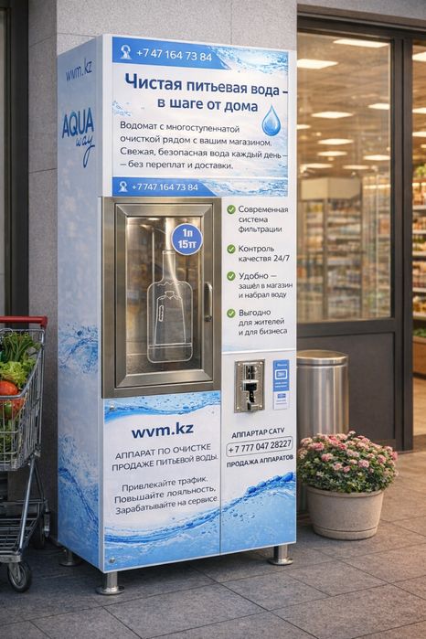 Водомат перед вашим магазином
