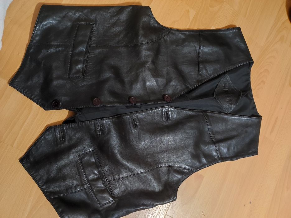 Елек естествена кожа размер L гръдна 106