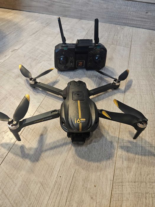 Сгъваем Дрон i6 Max с Две Камери 4K, Нощно Виждане, Сив