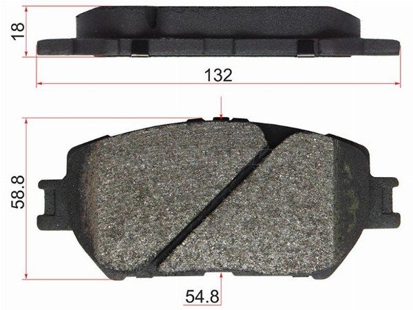 Колодки тормозные передние Toyota Camry