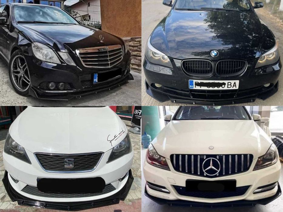 Универсален лип спойлер за предна броня Гланц / Universal Lip Spoiler