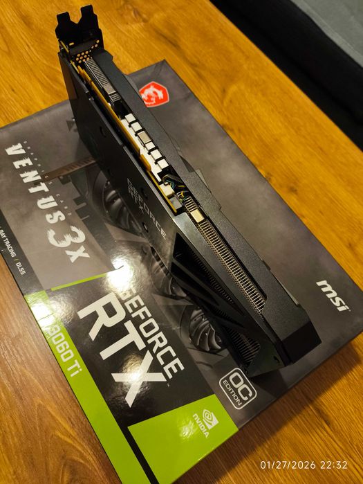 Видео Карта MSI Ventus RTX 3060 Ti