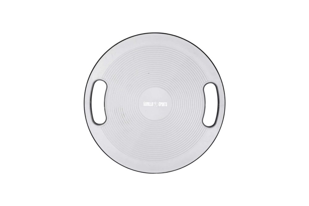 Placa de echilibru cu mânere, negru/gri închis