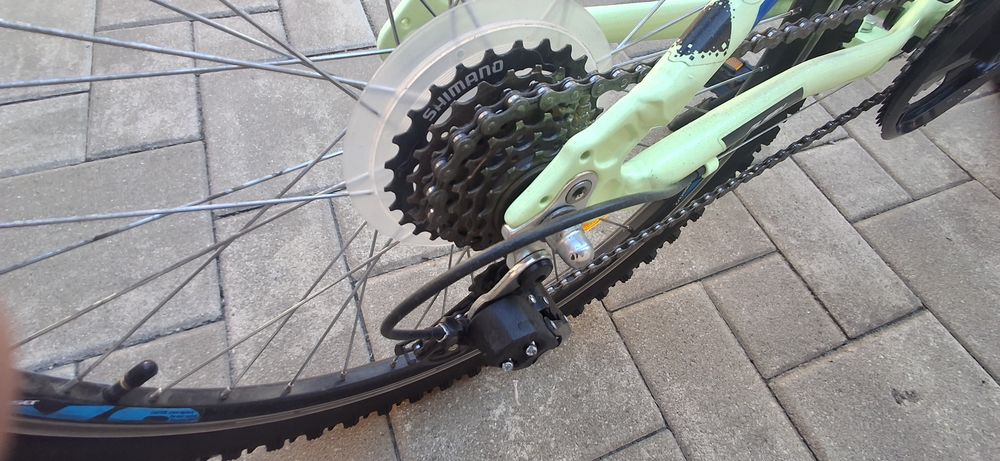 Bicicleta x-fact flash verde