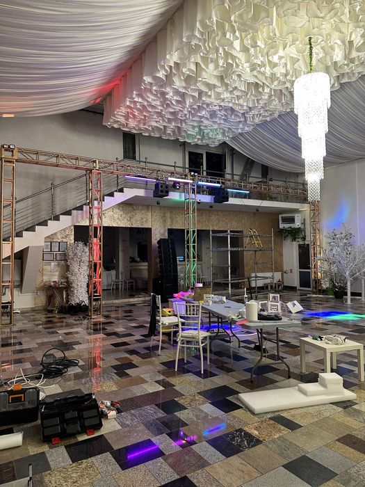 Vand Candelabru sticla semi crystal
