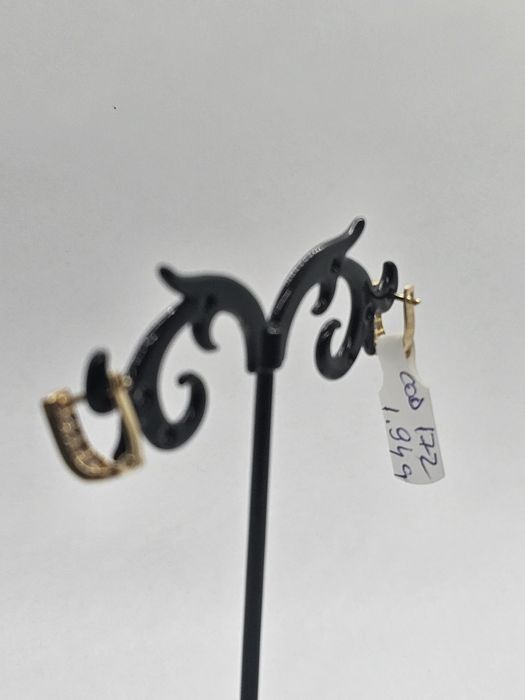 Vand cercei din aur 14 k 1.94 g cod 172