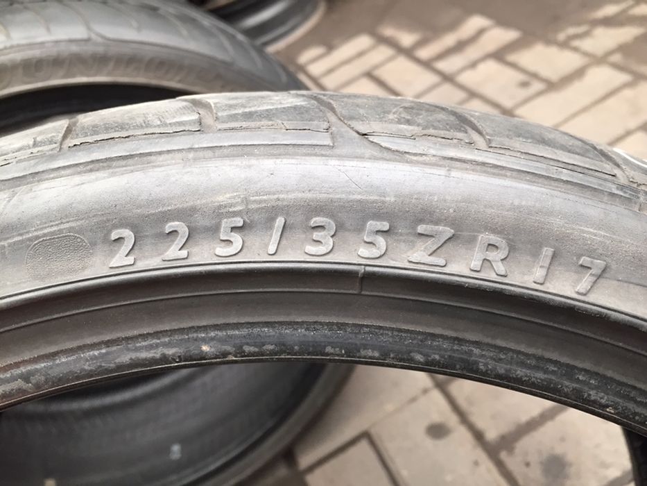 225/35/17 пара б/у из Германии