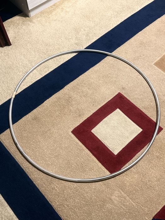 Обруч, хулахуп железный, тяжелый