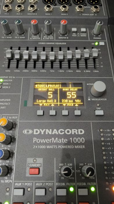 Mixer Amplificator Dynacord PowerMate 1000-3 Original, Stare Excelenta
