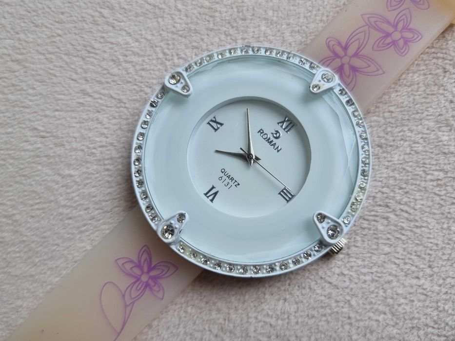 Ceas de mana, dama, curea silicon