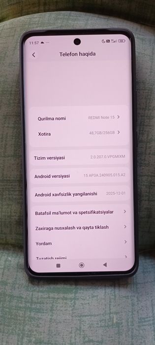 Xiaomi Redmi Note 15