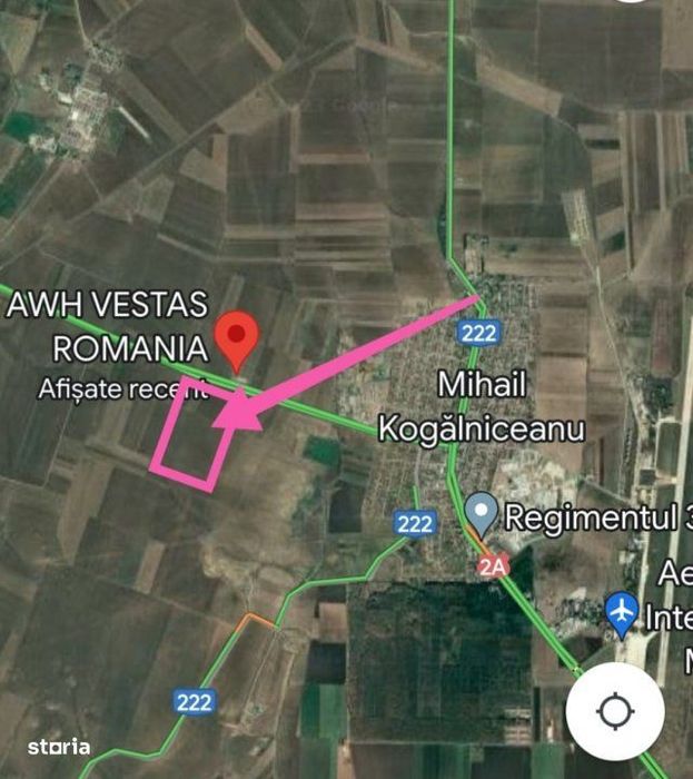 Vanzare Teren 2.5 ha. aeroport Mihail Kogalniceanu