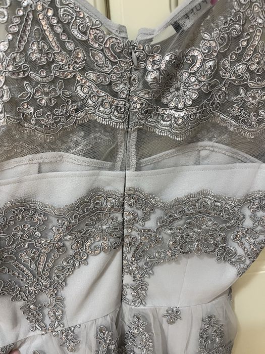 Rochie seara broderie inedita cu pietricele