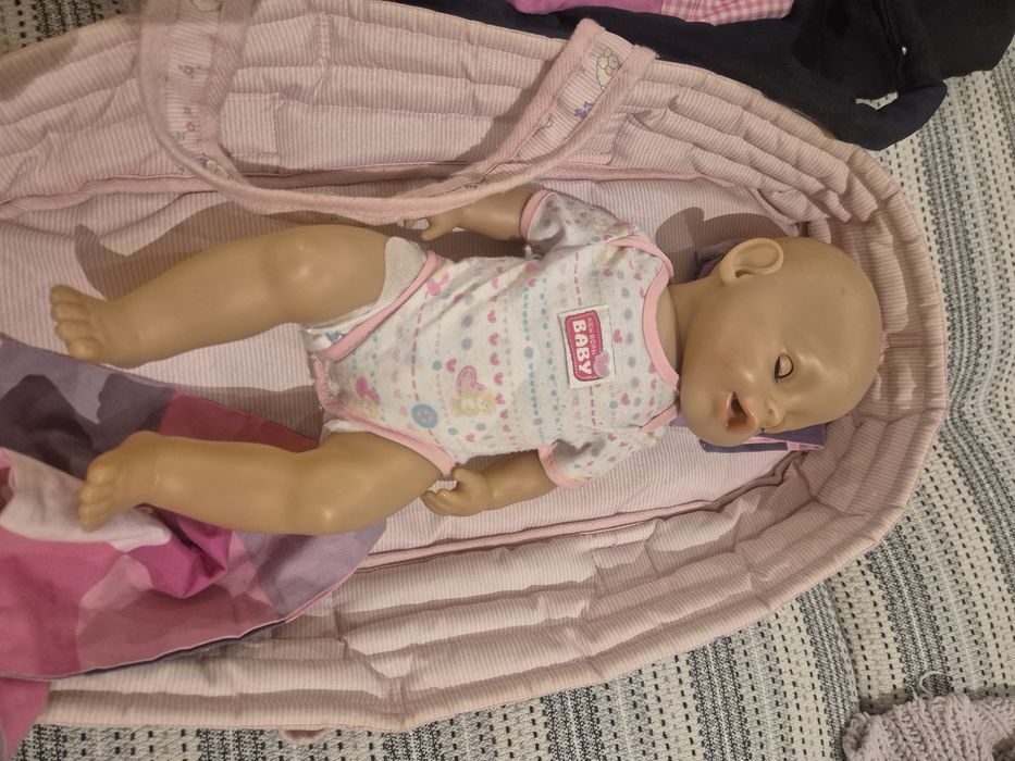 Богат лот аксесоари BABY born (Zapf Creation) + кукла и столчета — Перфектно състояние!