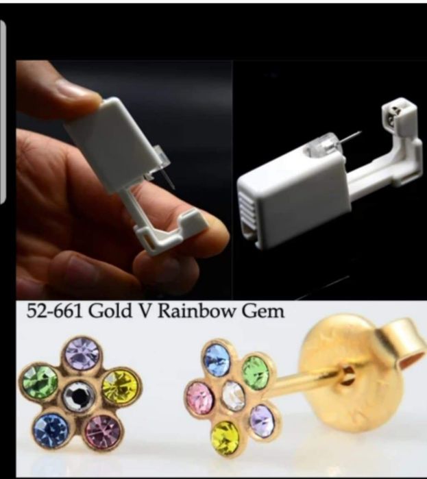 Mini pistol de facut gauri in urechi si nas