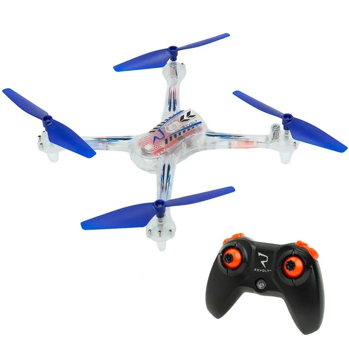 Revolt, NightHawk Stunt Drone RC, drona cu lumini si telecomanda