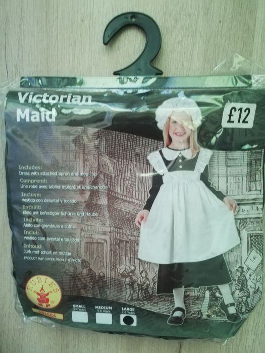 Нов детски костюм  за момиче Victorian maid