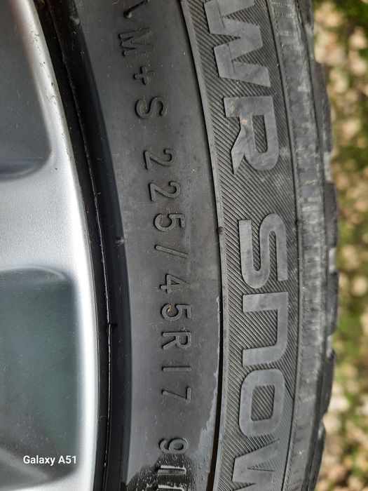 Ляти джанти с гуми,5×112, 17цола