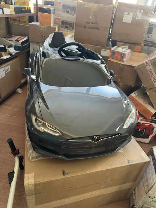 Tesla Model S electrică pentru copii – NOUĂ – Model Premium