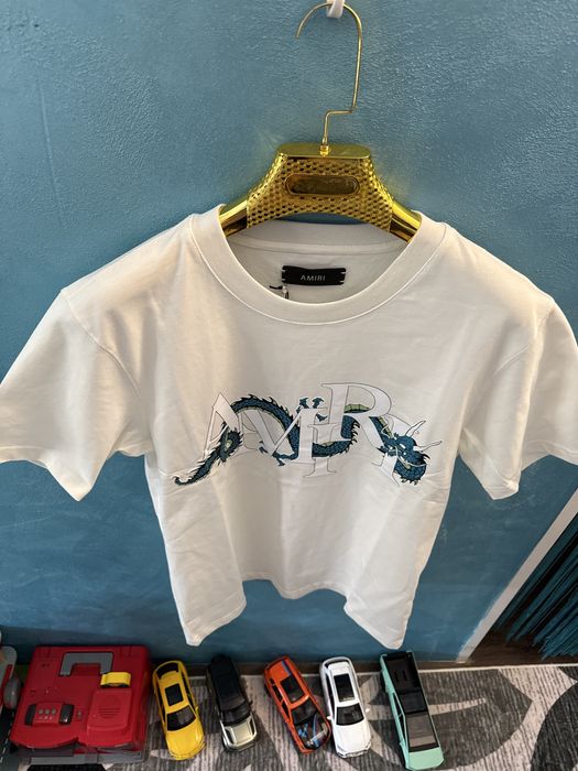 Tricou Amiri alb Premium model nou