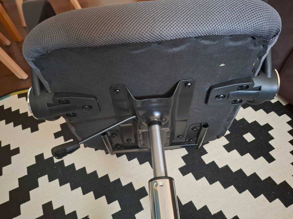 Scaun de birou ergonomic, Kring Happy, Mesh, Gri