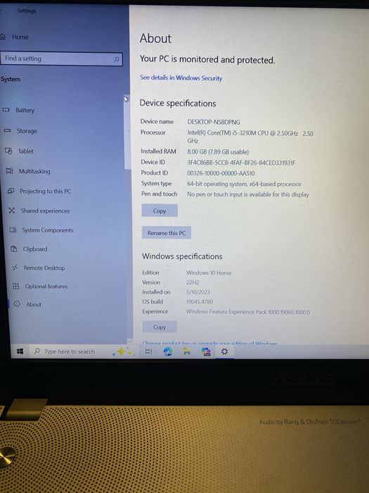 Laptop ASUS N56VZ