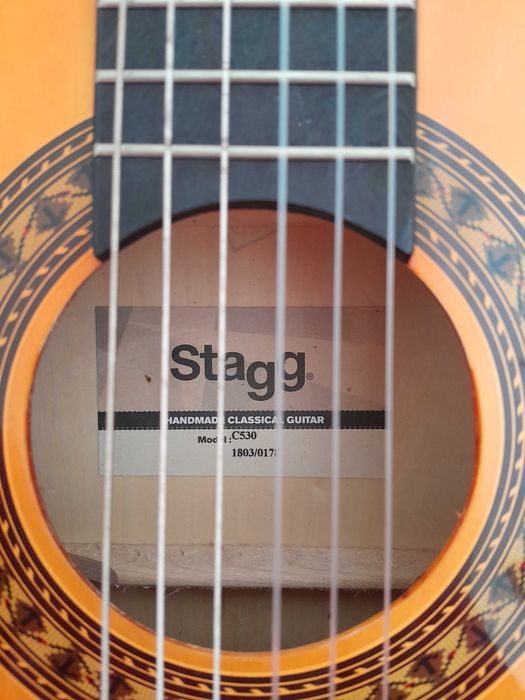 Детска китара Stagg C530 3/4 + подарък (калъф и резервни струни)
