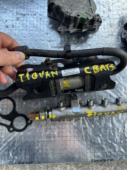 Injectie cbab euro5 vw skoda audi seat passat tiguan golf jetta rampa injectoare pompa injectie pompa vaccum tandem pompa intermediara conducte inject