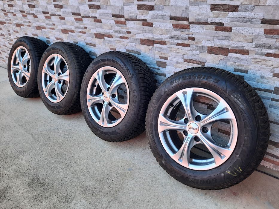 Зимни гуми Goodyear 195/65 R15 джанти Alutec