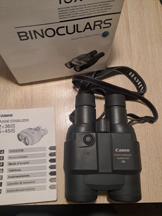 Бинокль Canon 15x45 с электронной стабилизацией