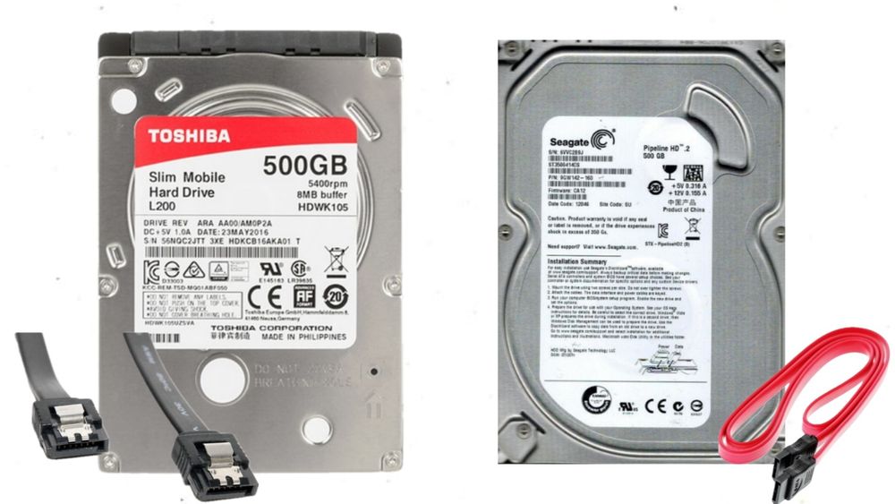 HDD Жесткий диск, 500gb, 1tb