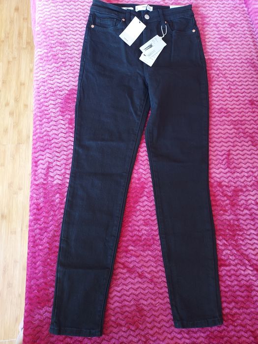 Vând blugi skinny Mango,negru, mas 36