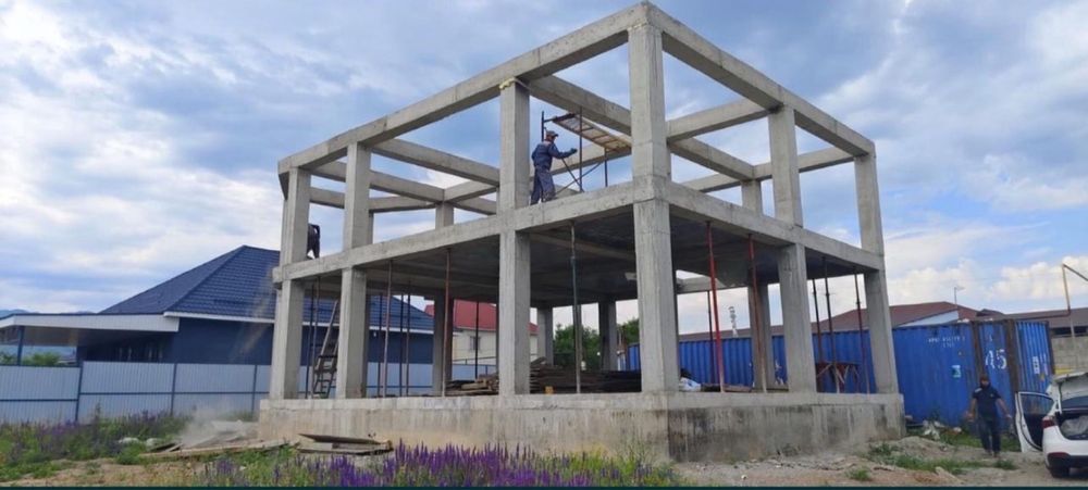 Монолит ная бригада мастера из Узбекстана  строим от и до