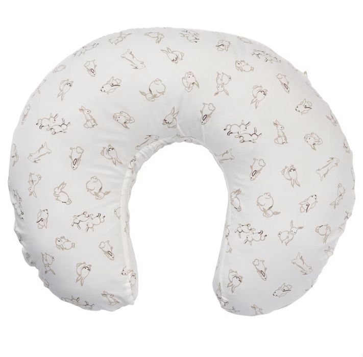 Cadou + Pernă copil/ pentru alaptat gri, 60x50x18 cm
