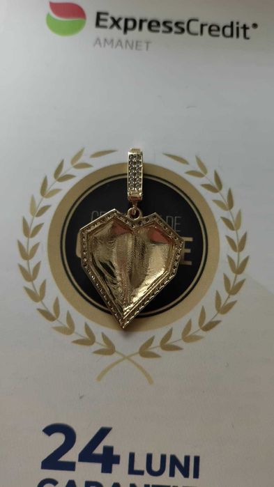 (AG42) Medalion aur 14K "Inima" B.33692.2 - Garantie 2 ani