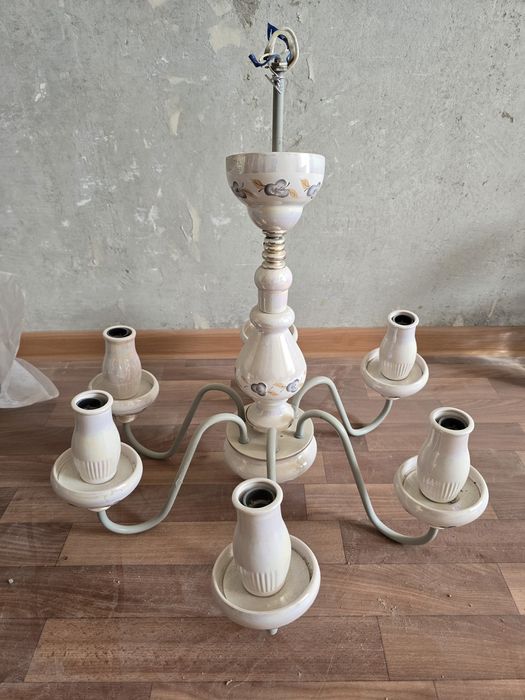 Продам фарфоровую люстру!