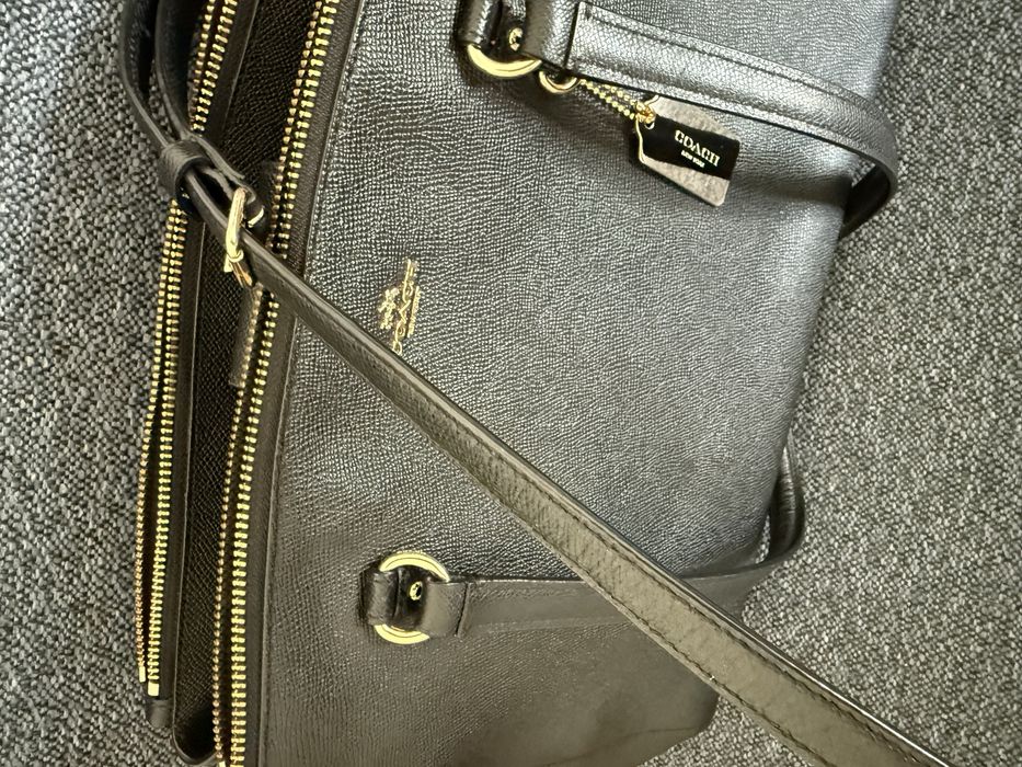 Сумка Coach черная на учебу/работу