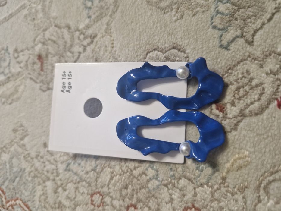 Серьги Евро бижутерия