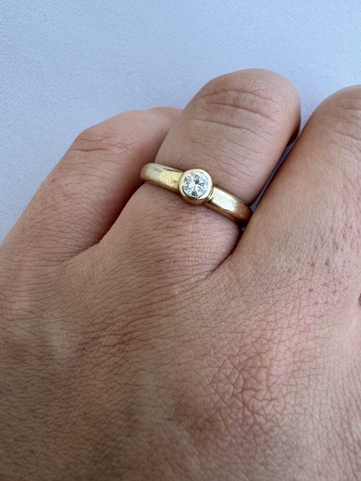 Inel din aur si diamant