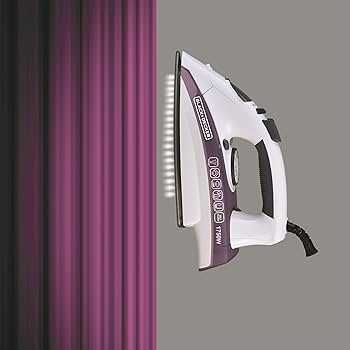 Паровой утюг American Black & Decker мощностью 1750 Вт, dazmol