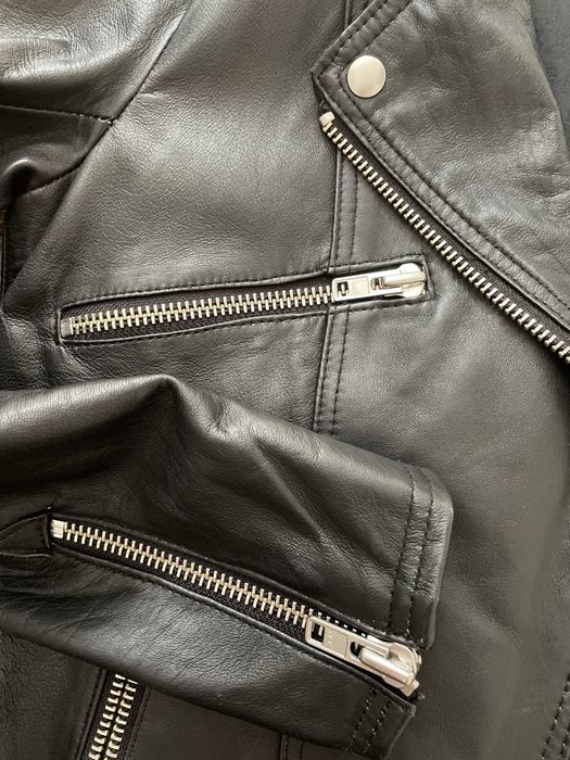 Geaca biker, piele naturala, S-XS